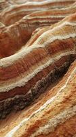 A close up of a desert with a lot of rocks photo