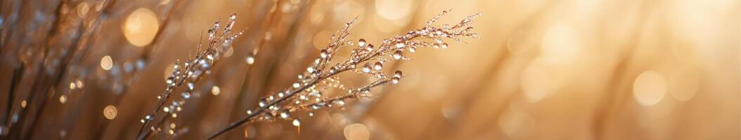A close up of some grass with a sun shining photo