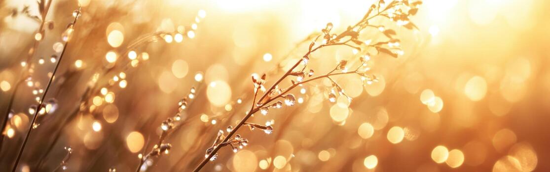 A close up of some grass with sunlight shining through photo