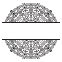 Circular Pattern In The Form Of A Mandala Henna Tatoo Mandala Mehndi Style png