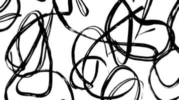 An abstract composition featuring bold black lines and shapes on a white background, creating a dynamic and energetic visual effect. vector