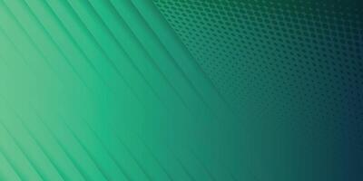 Minimal geometric background. green elements with dotted gradient. Dynamic shapes composition. Eps10 vector