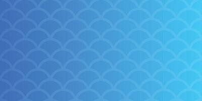 Traditional seigaiha japanese blue gradient waves. Corporate business presentation, print, base for banner, illustration vector