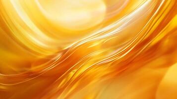 A vibrant textured background featuring dynamic curving and intertwined bands of color in shades of gold amber and yellow photo