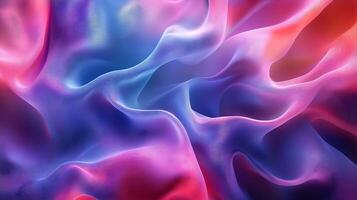 Abstract fabric waves with colorful gradients and a net-like texture create a visually stunning backdrop photo