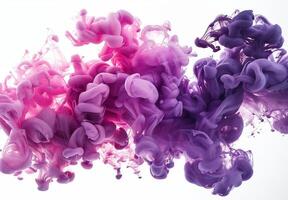 Flowing pink and purple colors blending in a mesmerizing display. photo