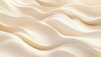 Elegant Flowing Creamy Waves in Soft Tones Creating a Serene Background photo