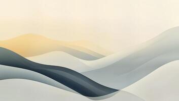 Soft Colorful Waves with Gentle Tones and Soft Gradients photo