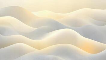 Serene Wavy Patterns of Smooth Minimalist Sand Dunes Under Soft Lighting photo