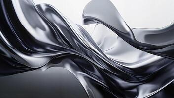 Dynamic Flow of Shiny Metallic Textures in Fluid Motion photo
