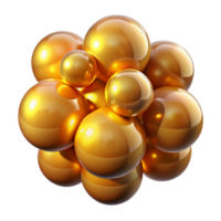 serene traditional A cluster of luminous orbs in varying sizes and intensities, in warm hues of gold and amber, with a soft, diffused light. Style celestial, ethereal detailed png