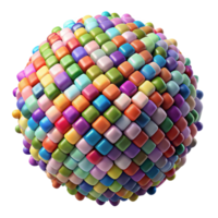 stunning artistic A field of randomly generated, colorful pixels, forming an abstract mosaic, under a bright, even lighting. Style digital, pixel art 4K png