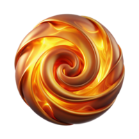 vibrant modern A dynamic, swirling vortex of fire and smoke, illuminated by its own internal light. Style fiery, abstract high resolution png
