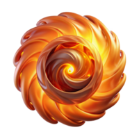dramatic rustic A dynamic, swirling vortex of fire and smoke, illuminated by its own internal light. Style fiery, abstract genuine png