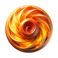 dramatic traditional A dynamic, swirling vortex of fire and smoke, illuminated by its own internal light. Style fiery, abstract detailed png