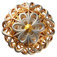 beautiful vintage Delicate, intricate lace-like patterns formed by interwoven strands of light, in warm gold and silver tones, with a soft, diffused glow. Style Art Nouveau, ornamental professional png