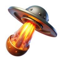 extraordinary traditional A spaceship entering the atmosphere of a vibrant alien planet, creating a fiery trail. Lighting intense, fiery. Style photorealistic detailed png