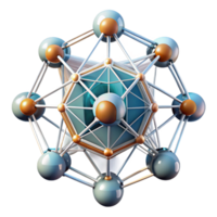 magnificent modern An intricate network of interconnected nodes and wires, representing a complex AI network. Lighting pulsing, dynamic. Style abstract genuine png