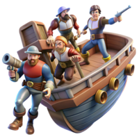 serene abstract A group of space pirates boarding a merchant ship in zero gravity. Lighting dramatic, chaotic. Style comic book premium png