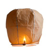 Glowing Paper Lantern Floating in Night Sky Capturing the Magic of Festivals and Celebrations Releasing Light into Darkness png