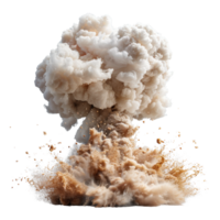 Massive Explosion with Billowing Smoke and Debris in Dramatic Scene of Chaos and Energy png