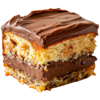 Decadent Chocolate Layer Cake with Creamy Ganache and Moist Vanilla Sponge png