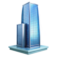 serene minimalist A sleek, modern glass skyscraper piercing through the clouds, crisp, clean lines, minimalist style professional png