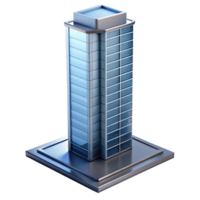 vibrant modern A sleek, modern glass skyscraper piercing through the clouds, crisp, clean lines, minimalist style high resolution png