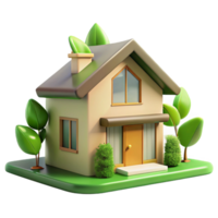 extraordinary contemporary A Sustainable, eco-friendly house built with natural materials, soft, diffused daylight, green architecture style authentic png