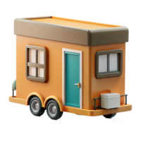 serene minimalist A Tiny house on wheels with minimalist design and sustainable features, bright, natural lighting, minimalist style genuine png