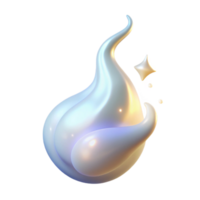 magnificent rustic A delicate will-o'-the-wisp, flickering and glowing in the darkness. Art style ethereal light art authentic png