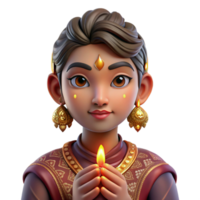 beautiful minimalist Portrait of a person with elaborate henna tattoos on their hands and face, lit by soft, warm candlelight, traditional Indian style genuine png