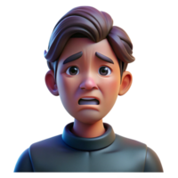wonderful traditional Portrait of a person expressing intense grief, lit by a dramatic, single light source, emotional realism style authentic png