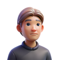 magnificent traditional Portrait of a person with a thoughtful expression, gazing into the distance, lit by soft, melancholic light, contemplative style genuine png