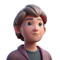 dramatic creative Portrait of a person with a thoughtful expression, gazing into the distance, lit by soft, melancholic light, contemplative style authentic png