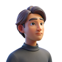 elegant minimalist Portrait of a person with a thoughtful expression, gazing into the distance, lit by soft, melancholic light, contemplative style detailed png