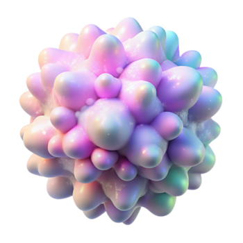 beautiful contemporary A chaotic explosion of pastel-colored particles, resembling a nebula, with a subtle bokeh effect. Rendered in a dreamy, impressionistic style exclusive png