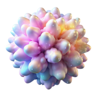 magnificent artistic A chaotic explosion of pastel-colored particles, resembling a nebula, with a subtle bokeh effect. Rendered in a dreamy, impressionistic style detailed png
