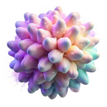 magnificent traditional A chaotic explosion of pastel-colored particles, resembling a nebula, with a subtle bokeh effect. Rendered in a dreamy, impressionistic style premium png