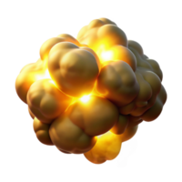 elegant minimalist A cloud of swirling smoke and dust, illuminated by a beam of golden light, creating ethereal shapes. Abstract, atmospheric style, dramatic backlighting professional png