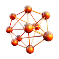 stunning creative A network of interconnected nodes and lines, pulsing with energy, in a gradient of warm, fiery colors. Futuristic, data-driven style, dramatic lighting exclusive png
