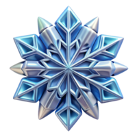 vibrant rustic A complex fractal pattern, resembling a frozen snowflake, in shades of icy blue and white, with a subtle shimmer. Geometric, minimalist style, crisp, clear lighting premium png