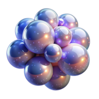 vibrant traditional A cluster of floating, translucent bubbles, each containing a miniature universe, illuminated by a soft, celestial glow. Surreal, cosmic style, soft focus lighting exclusive png