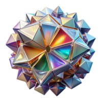 serene abstract A dynamic composition of shattered glass shards, refracting light in a kaleidoscope of colors. Cubist style, fragmented lighting authentic png