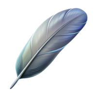 wonderful artistic A bird feather floating on a gentle breeze, soft diffused light, minimalist style genuine png