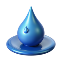 stunning traditional A single rain drop splashing into a puddle, dynamic lighting, high-speed photography style genuine png