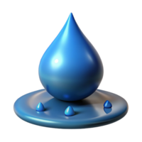 serene minimalist A single rain drop splashing into a puddle, dynamic lighting, high-speed photography style 4K png