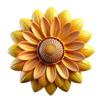 magnificent minimalist A close-up of a sunflower's center, intricate patterns, warm golden light, abstract art style 4K png
