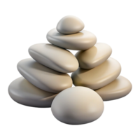 serene vintage A group of pebbles arranged in a zen garden pattern, soft diffused light, minimalist style authentic png