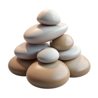 vibrant classic A group of pebbles arranged in a zen garden pattern, soft diffused light, minimalist style high resolution png